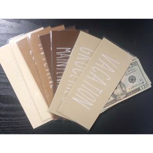 8 Rae Dunn Inspired Laminated Cash Envelopes